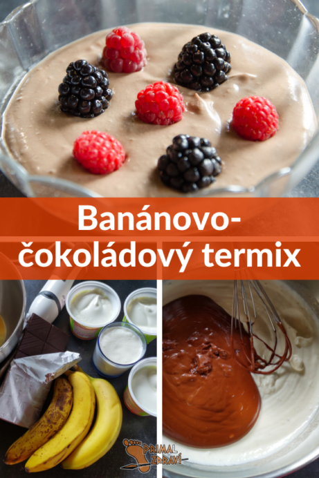 banánovo-čokoládový termix