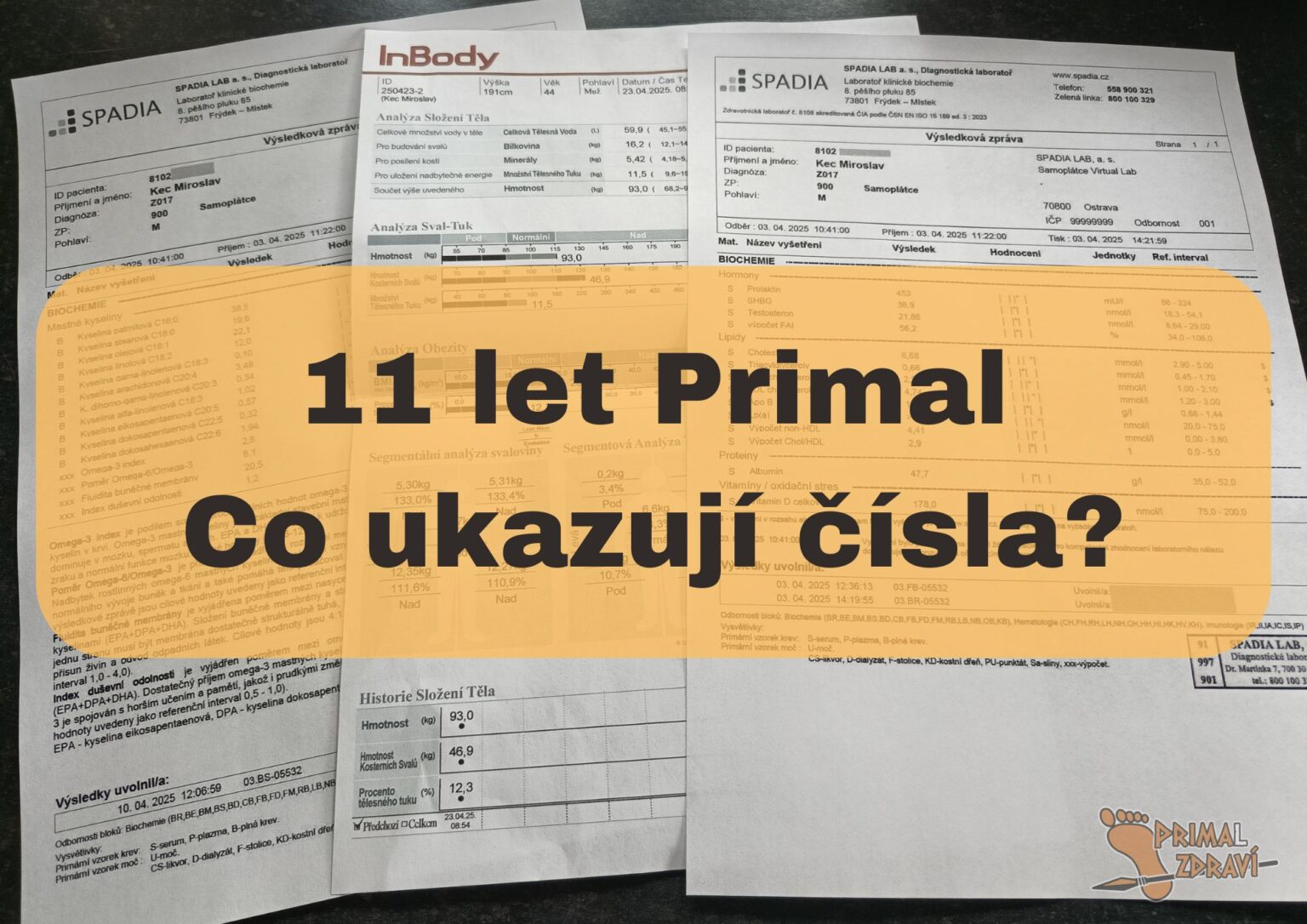 11 let primal čísla